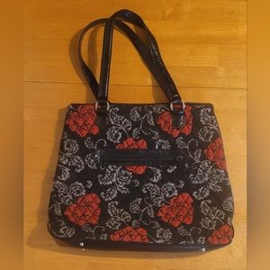 VB Shoulder Bag Limited Collection - Jacquard Rose Pattern Retired